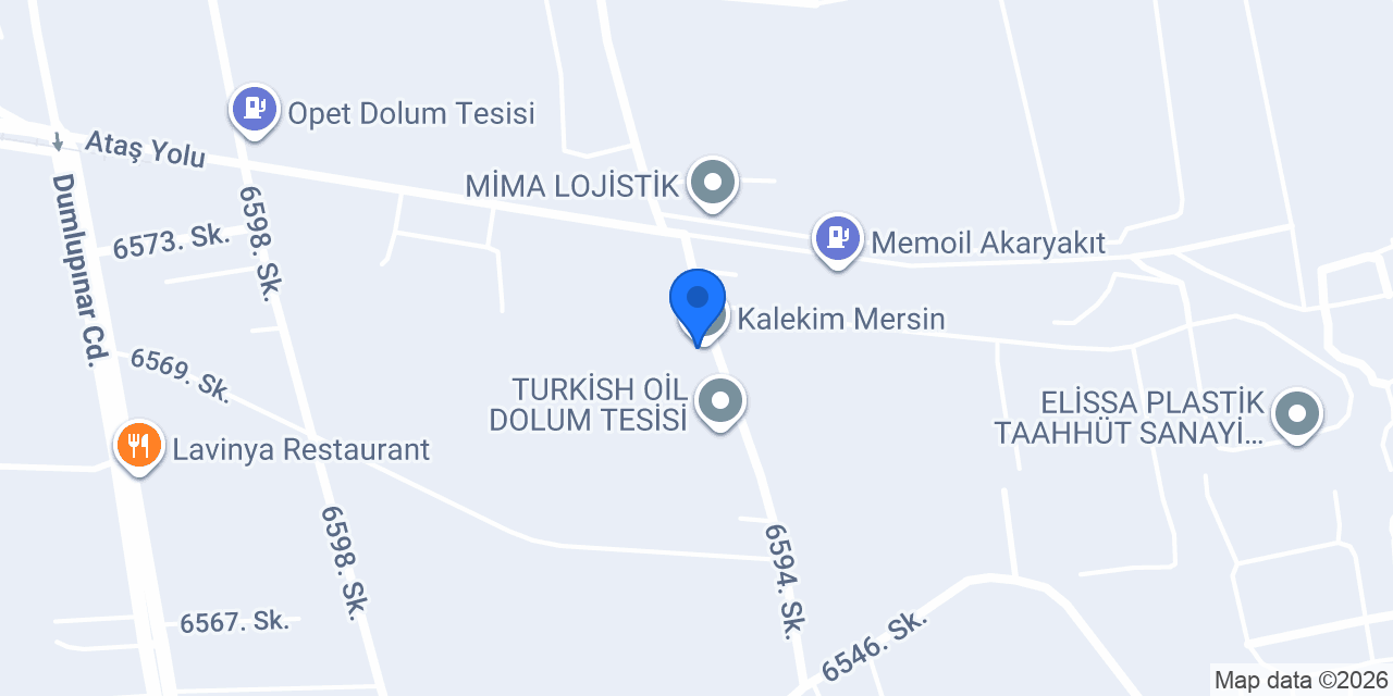 Kalekim Mersin konumu