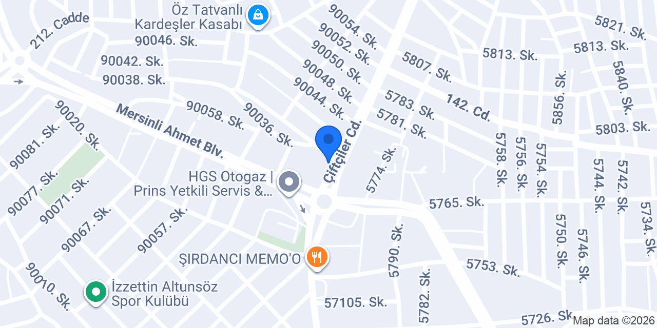 Mersin Kafkas Kültür Derneği konumu