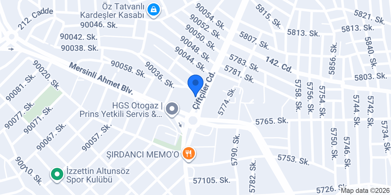 AyazPen çelik kapı Mersin konumu