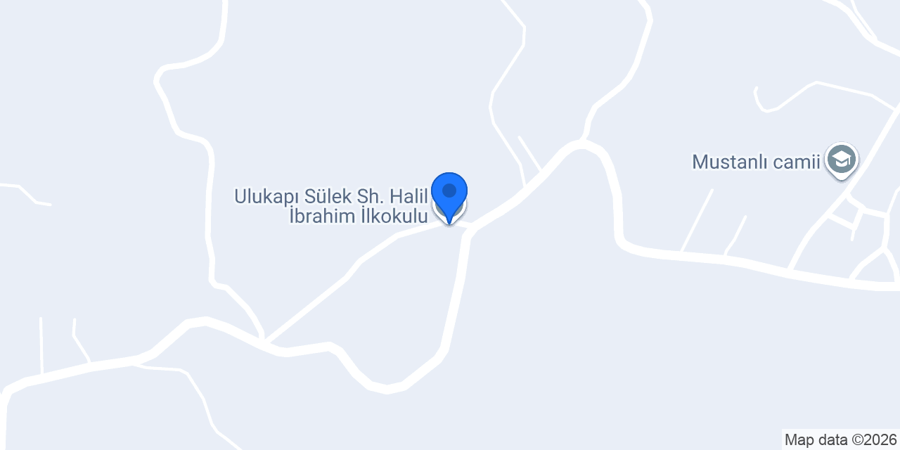 Ulukapı Sülek Şh. Halil İbrahim İlkokulu konumu