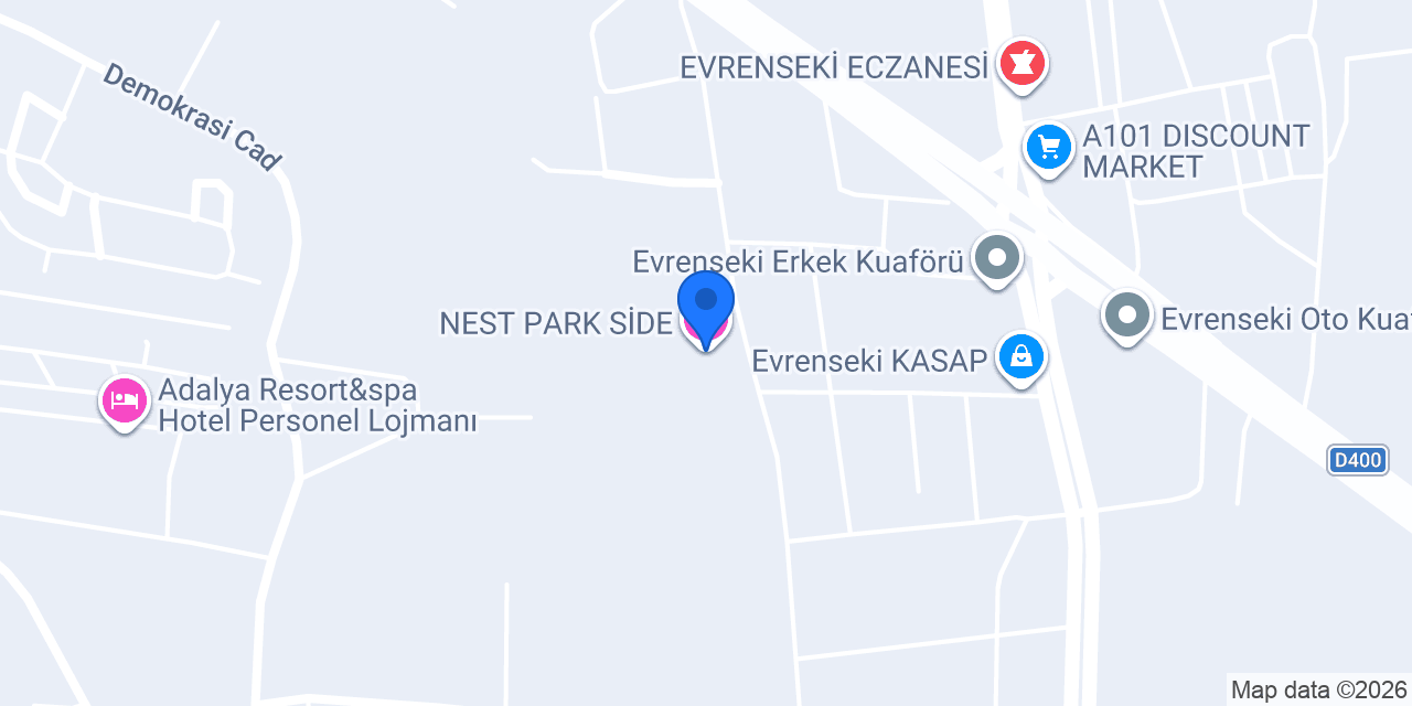 NEST PARK SİDE konumu