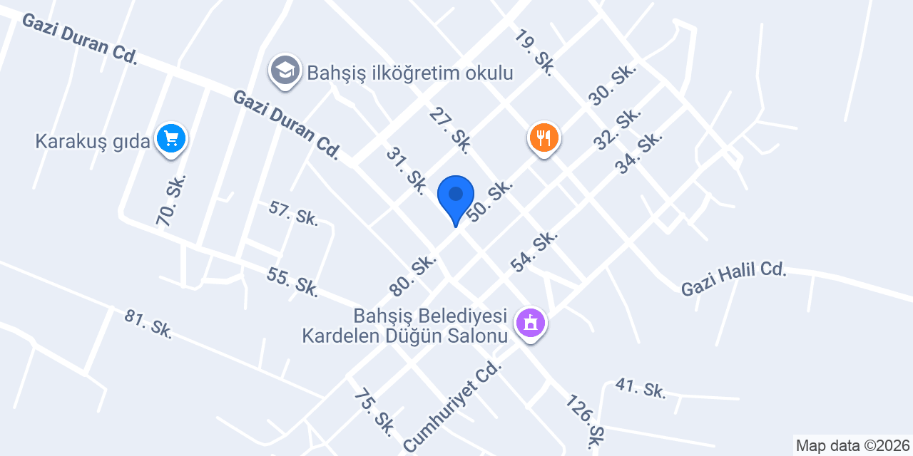 Turk Economy Bank konumu