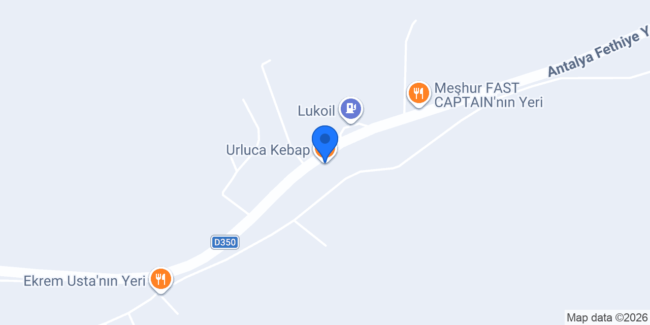 Urluca Kebap konumu