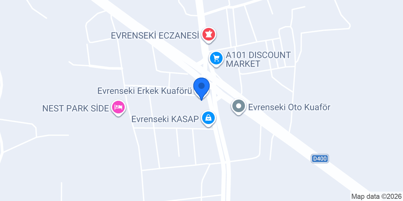 Evrenseki Erkek Kuaförü konumu