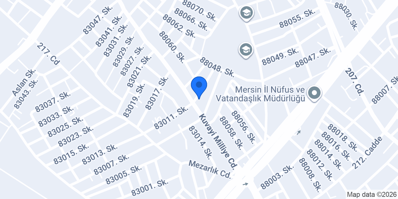 MERSİN KLİMA KOMBİ ALP İKLİMLENDİRME konumu