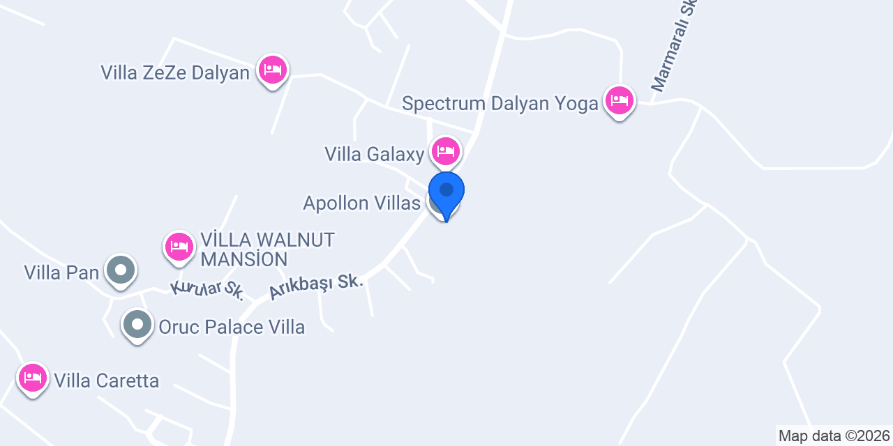 Apollon Villas konumu
