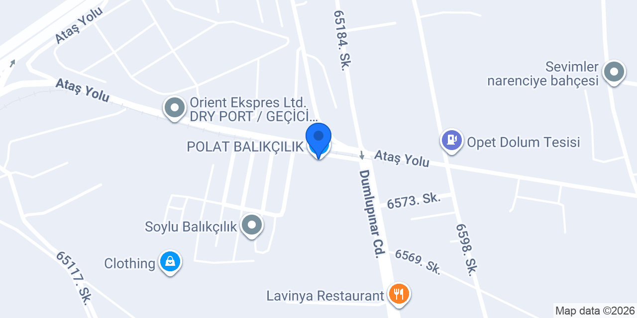 POLAT BALIKÇILIK konumu
