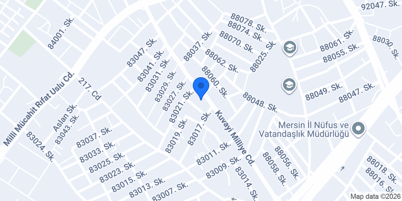 TÜRKERİ HALI PERDE MOBİLYA konumu