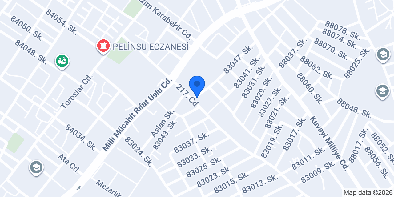 Gözne Eczanesi konumu