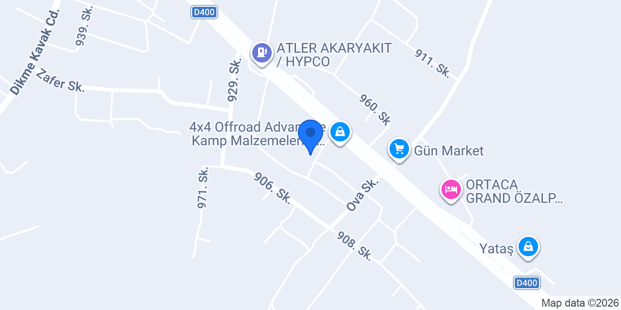 MARKA GARDEN-MOBİLYA konumu