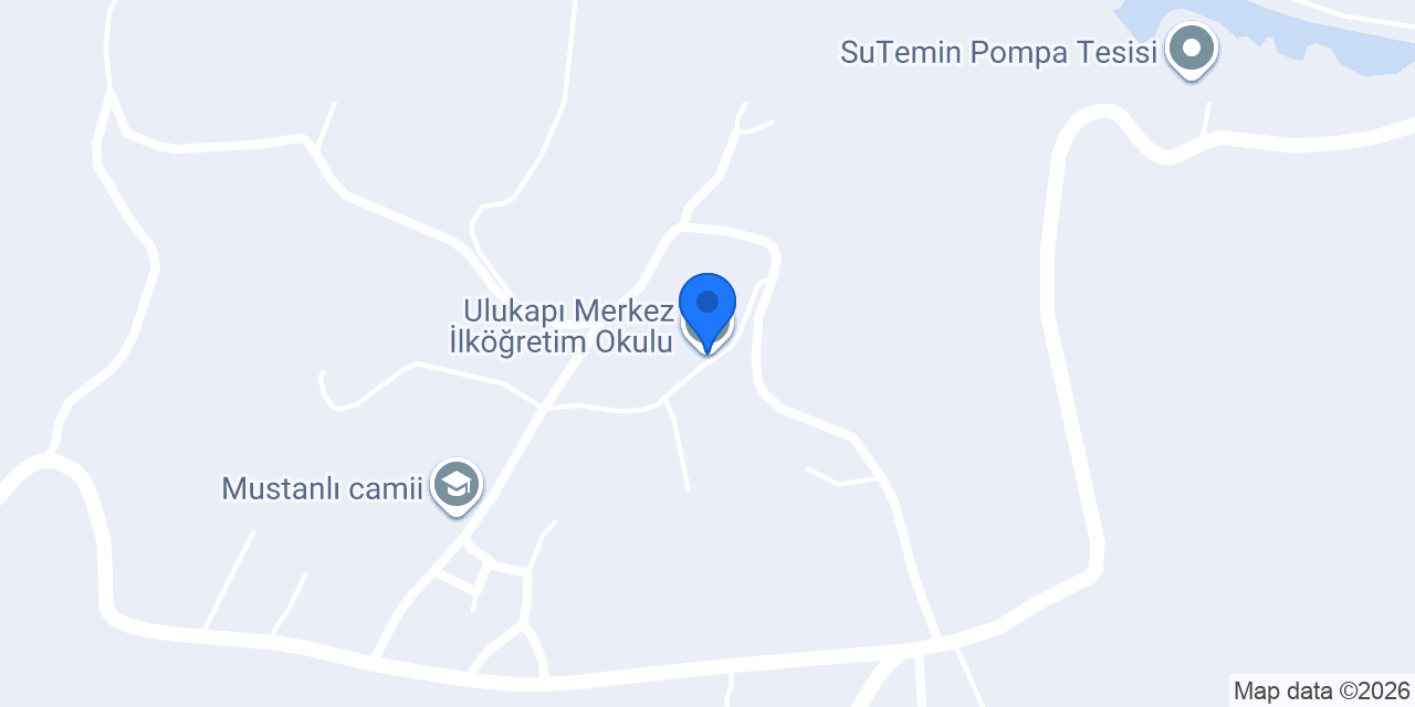Ulukapı Merkez İlköğretim Okulu konumu