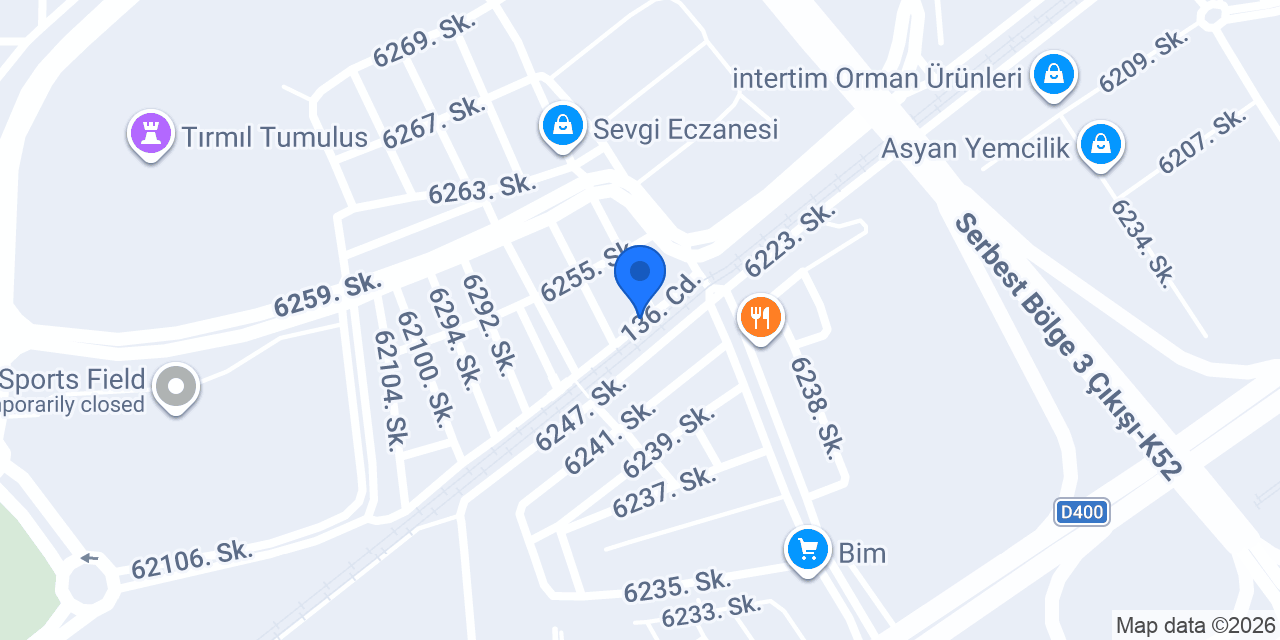 Mersin Gıda konumu