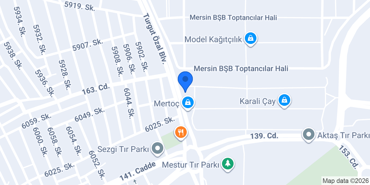 Ziraat Bankası Hal/Mersin Şubesi konumu