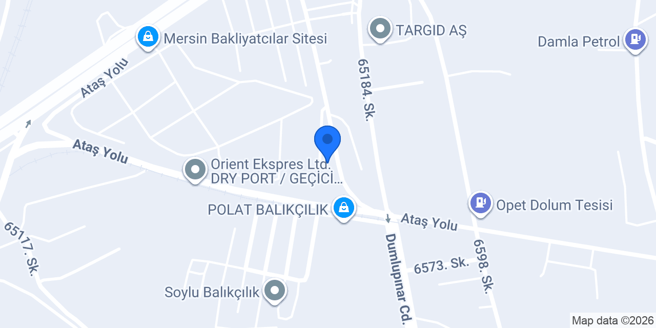 MER-ÇİM A TİPİ GÜMRÜKLÜ ANTREPO konumu