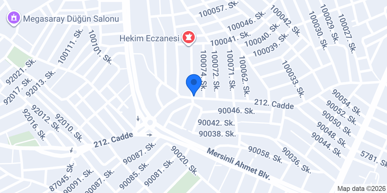 YÜZÜAK MÜHENDİSLİK SOLAR ENERJİ konumu