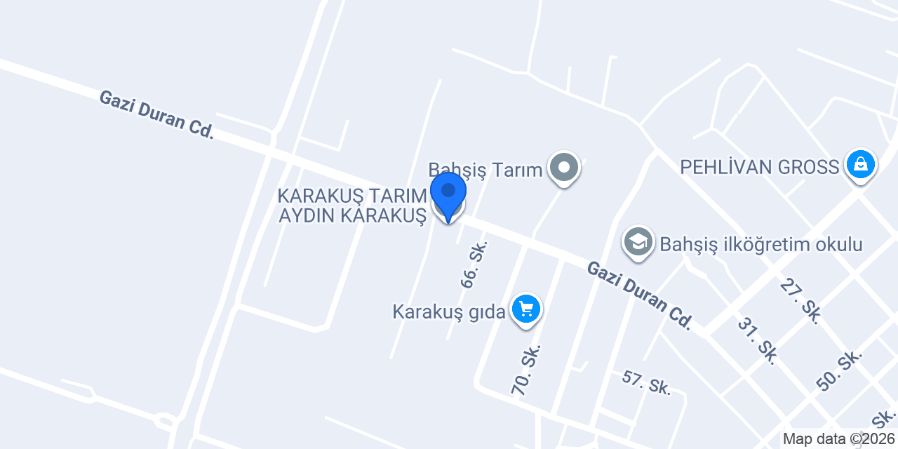 KARAKUŞ TARIM AYDIN KARAKUŞ konumu