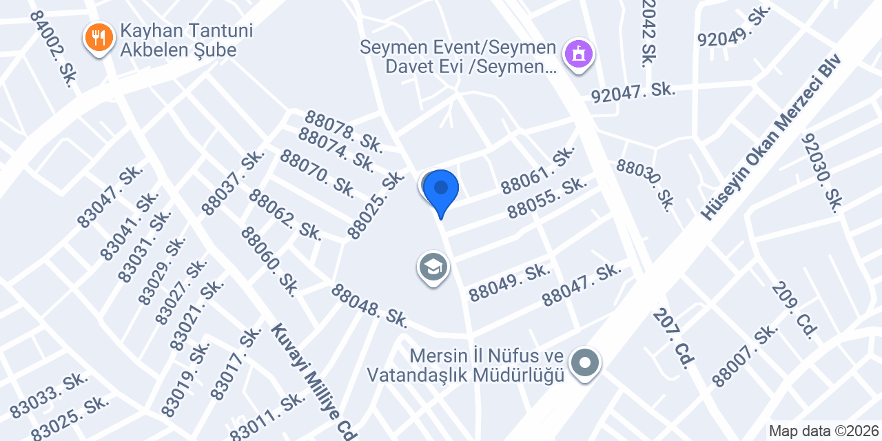 TURKUAZ KAFE konumu