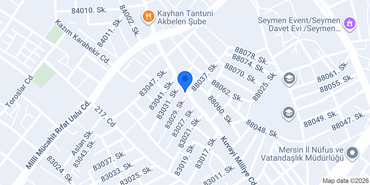 CAN TANTUNİ (Akdeniz Toros) konumu
