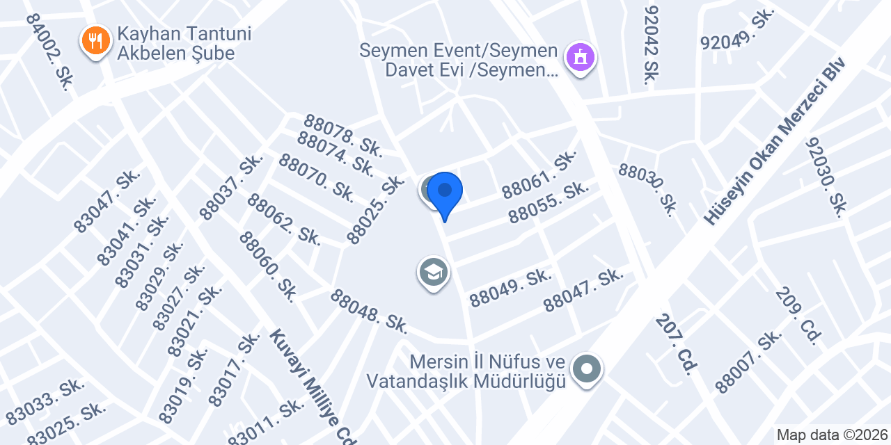 TEKKANAT Kırtasiye konumu