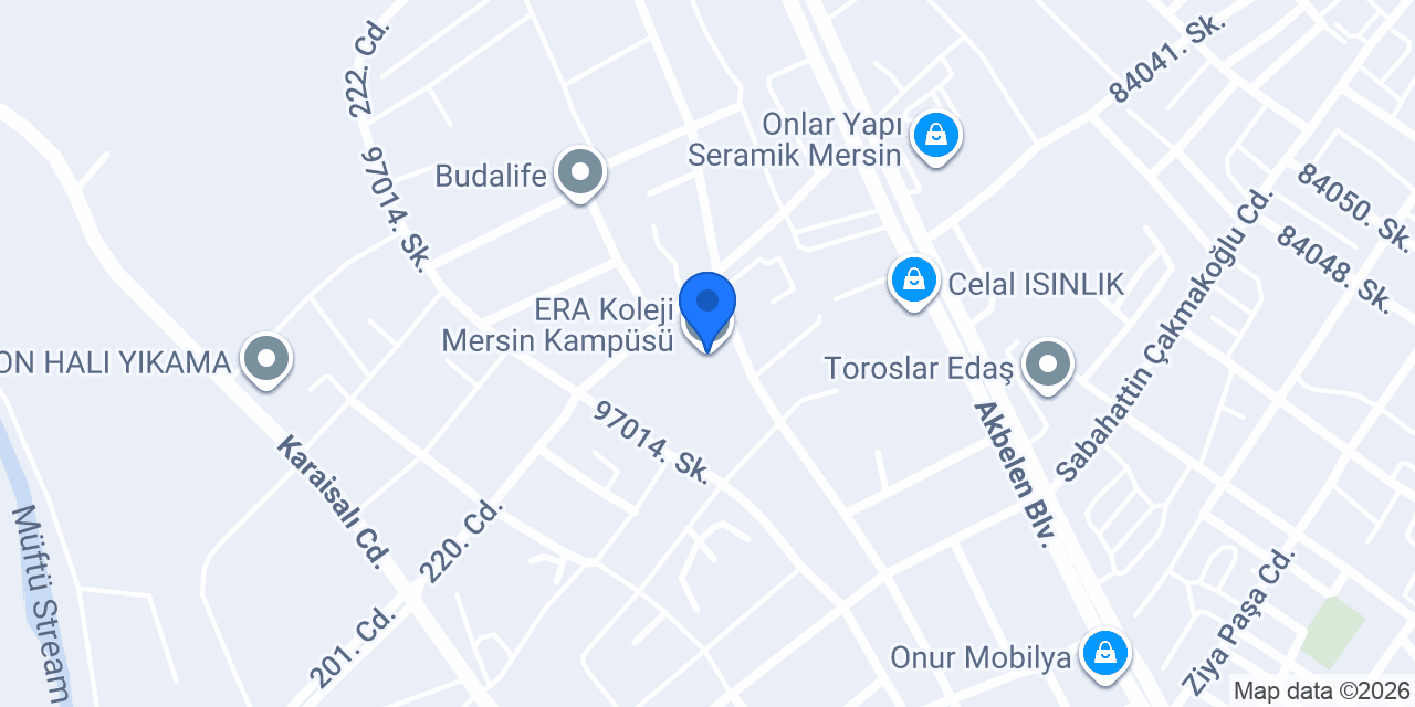 ERA Koleji Mersin Kampüsü konumu