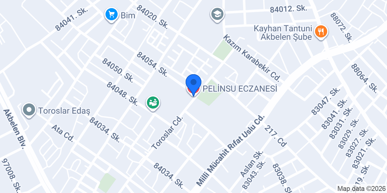 PELİNSU ECZANESİ konumu