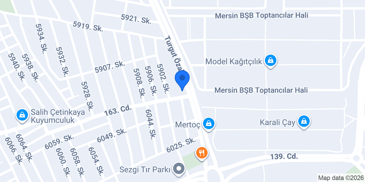 Akbank Yenihal/Mersin Şubesi konumu