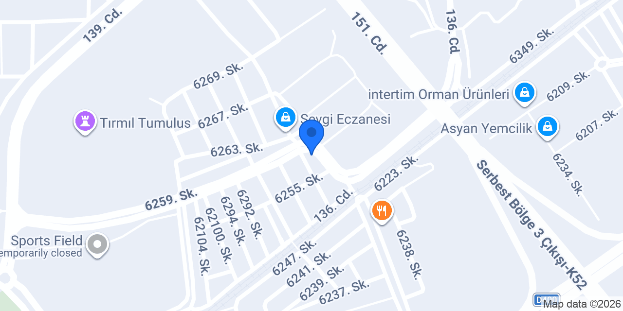 Mayar Temizlik Ürünleri konumu