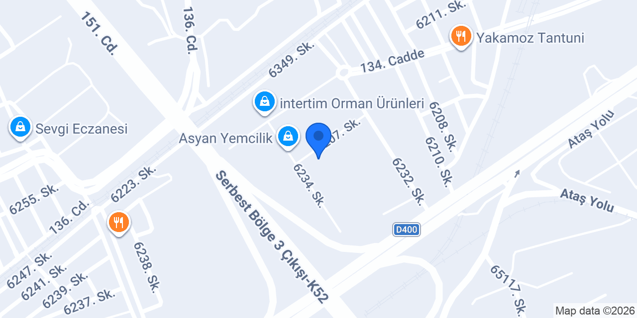 Gradi Reklam Fabrika konumu