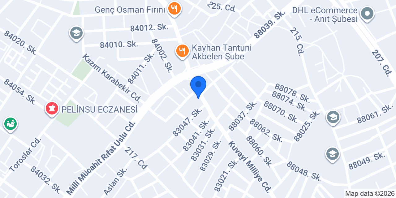 Mersin Dalgül Düğün Salonu konumu