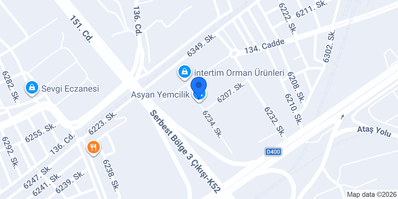 Baltaoğlu Mobilya konumu