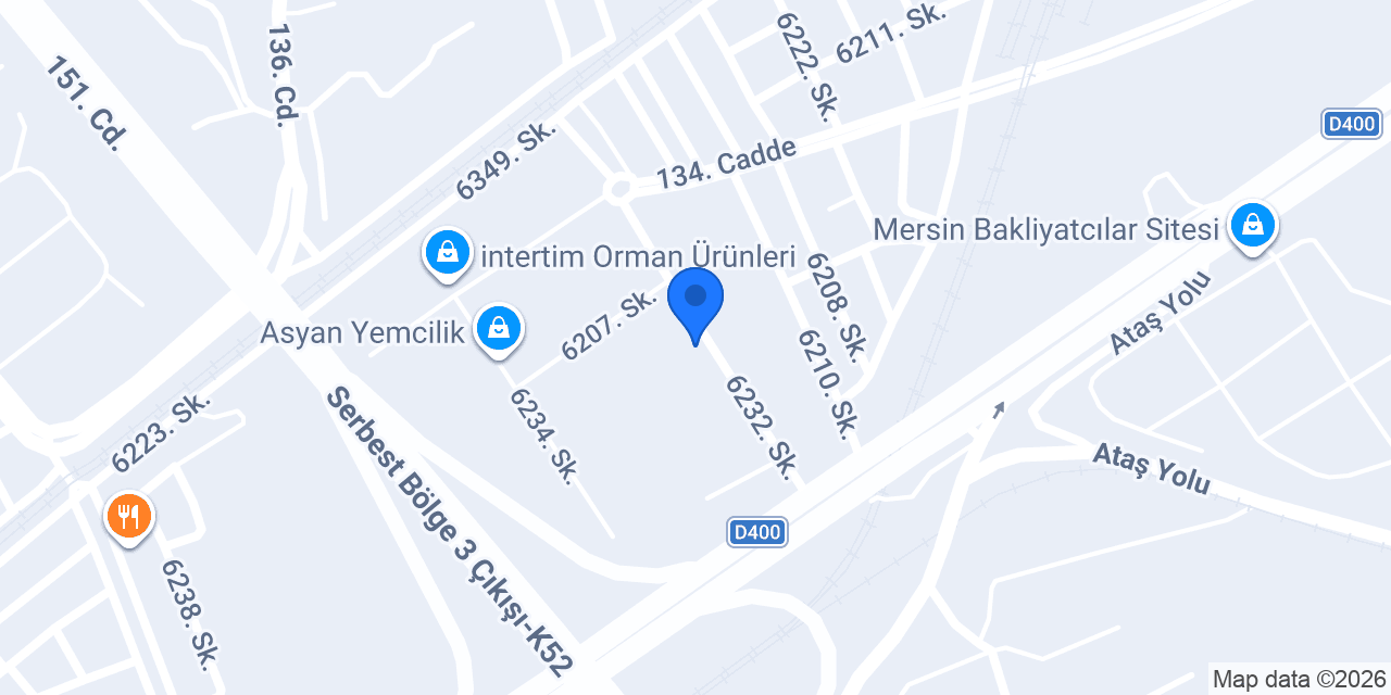 Santek Çelik konumu