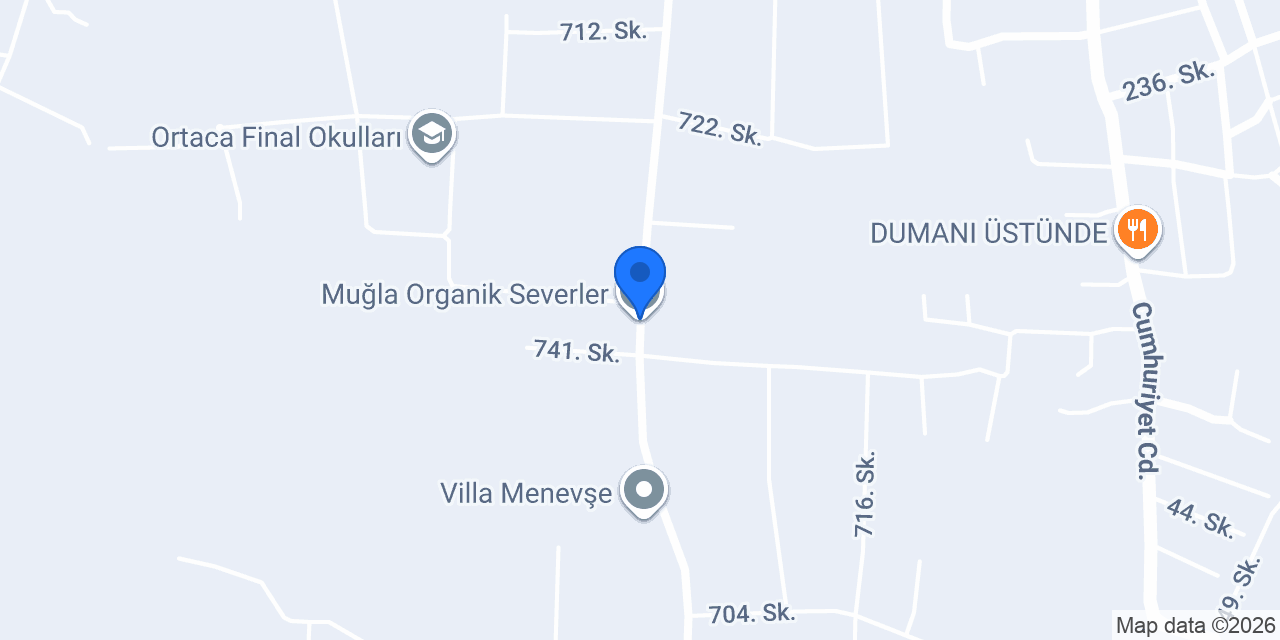 Muğla Organik Severler konumu