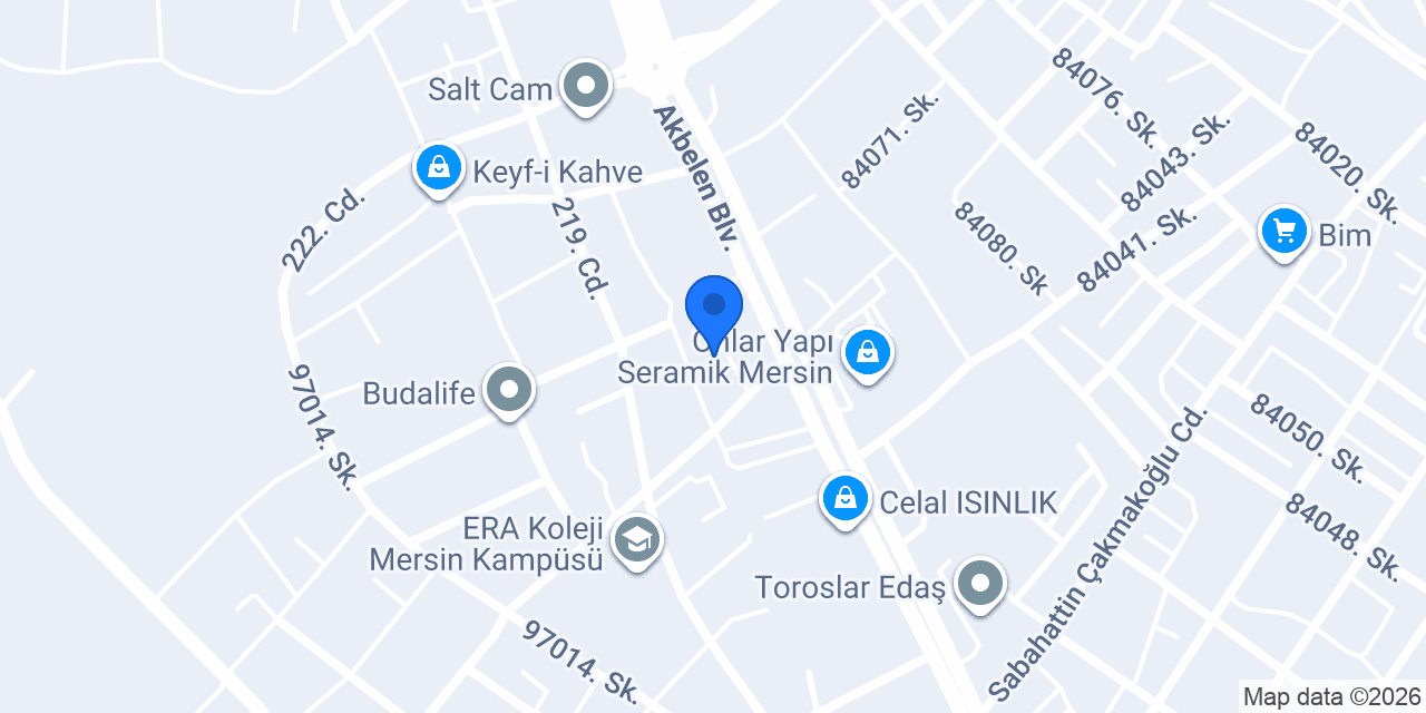ATEŞ AUTO MERSİN konumu