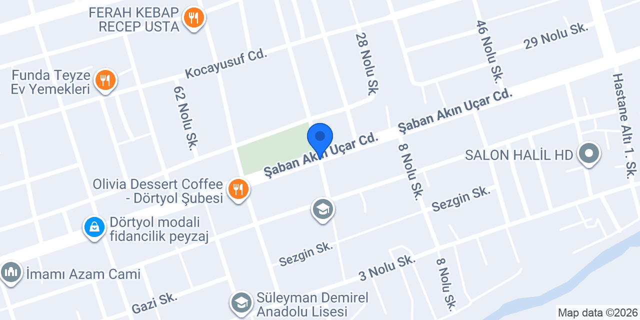 Yoldaş Auto konumu