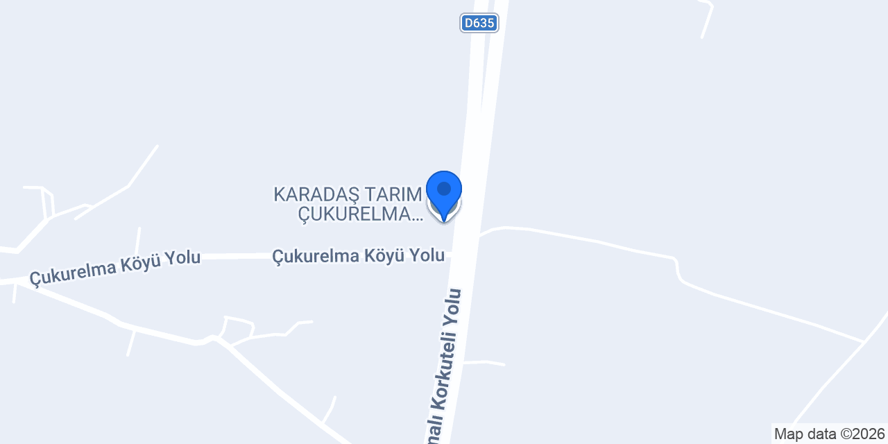 KARADAŞ TARIM ÇUKURELMA ELMALI TESİSLERİ konumu