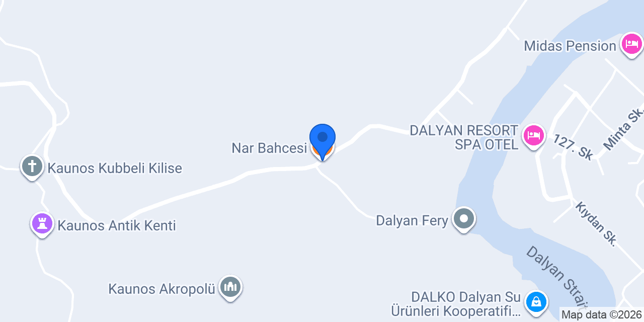 Nar Bahcesi konumu