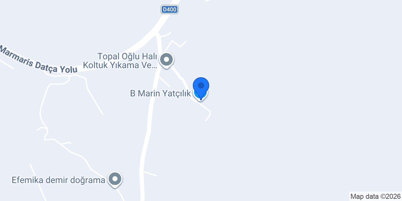 B Marin Yatçılık konumu
