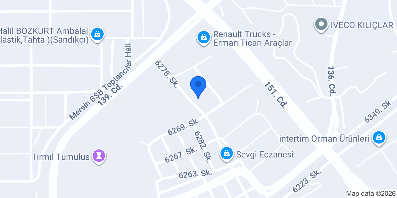 AKDENİZ VİNÇ konumu