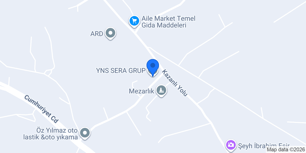 YNS SERA GRUP konumu