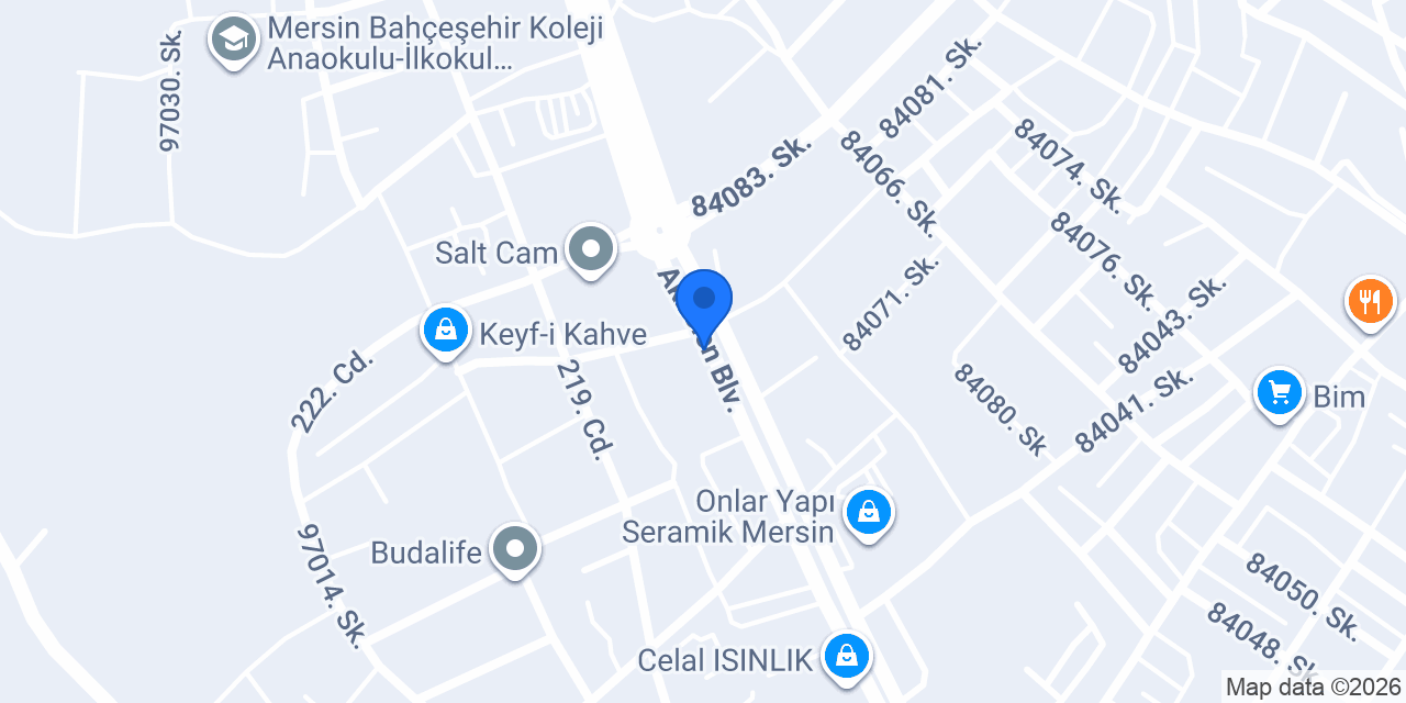 Acem Mobilya Toroslar Şubesi konumu