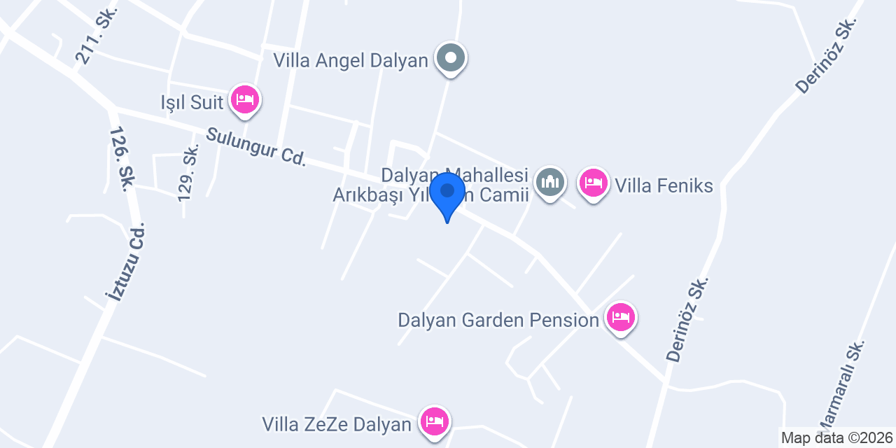 Villa Istanbul Dalyan konumu