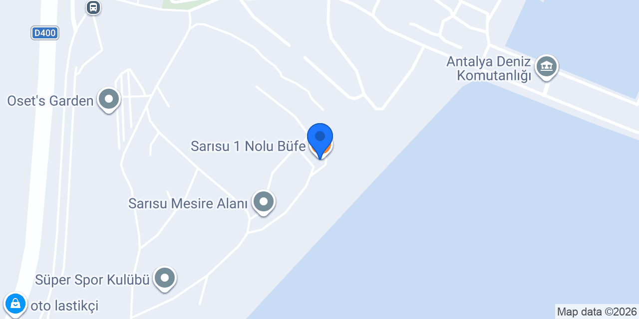 Sarısu 1 Nolu Büfe konumu
