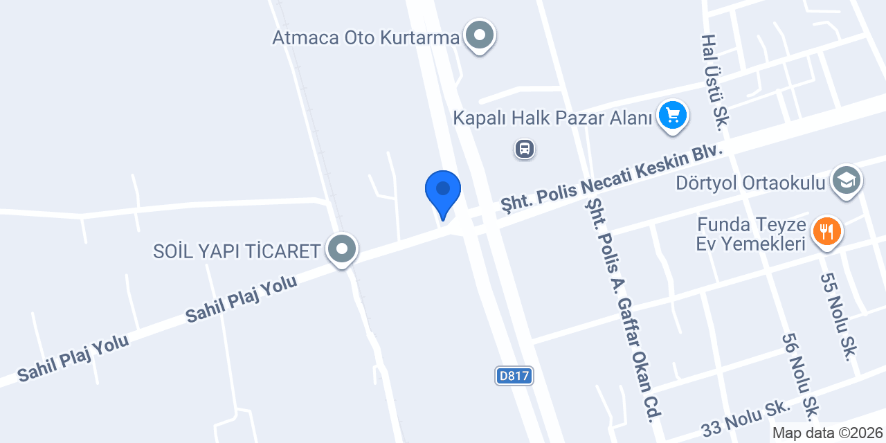 Hatay dörtyol taksi konumu