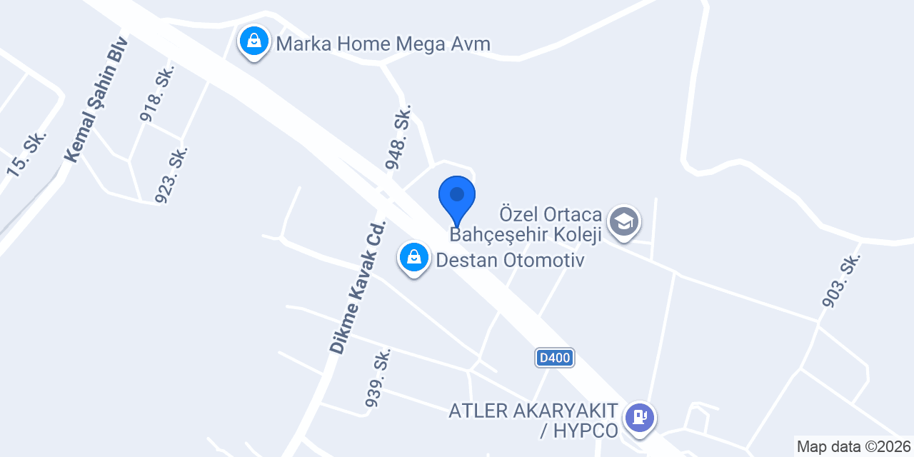 Koçoğlu Otomotiv konumu