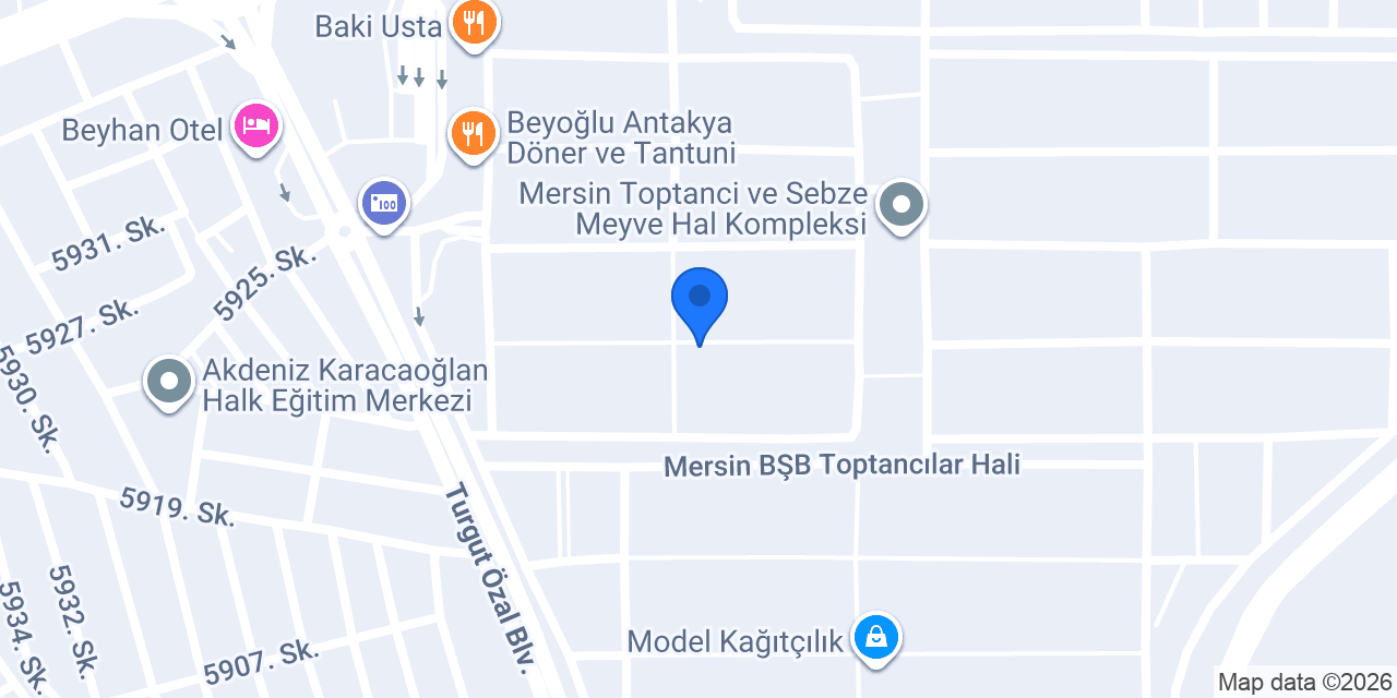 Aybek Tarım konumu