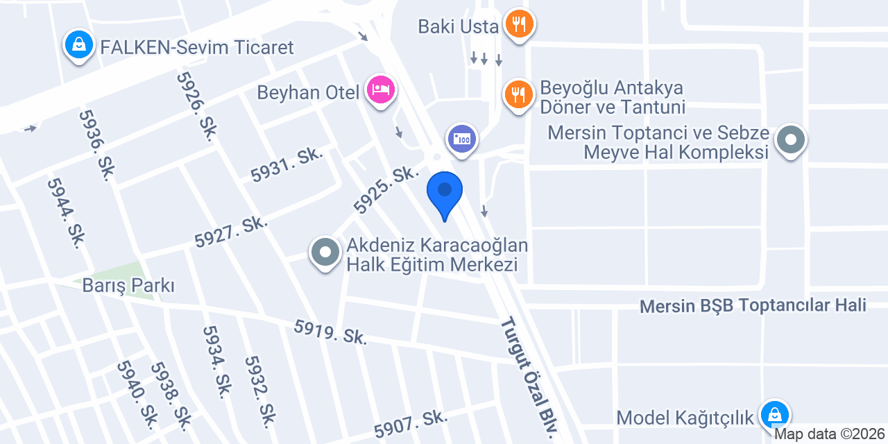 GÜNEY ŞEMSİYE ÇADIR LTD ŞTİ konumu