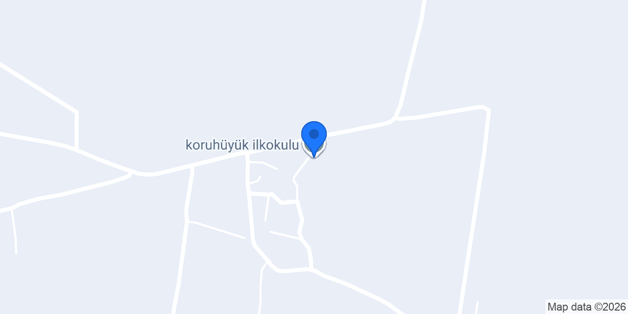 koruhüyük ilkokulu konumu