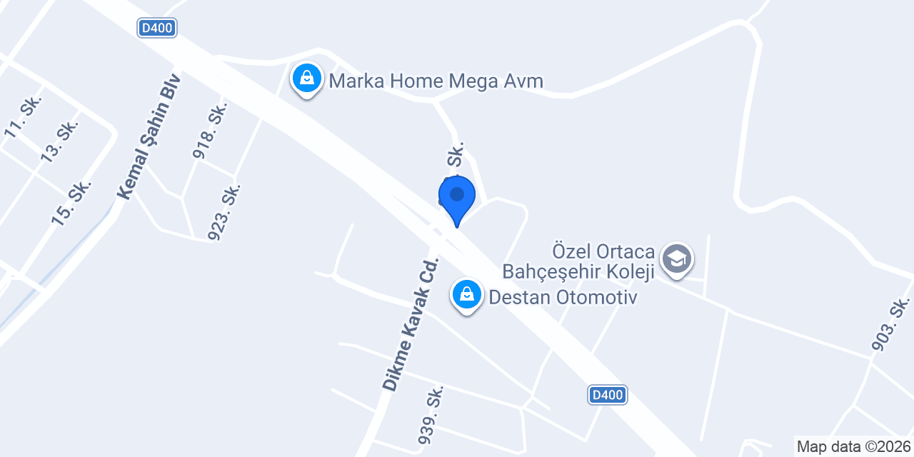 Birlik Oto Galeri konumu
