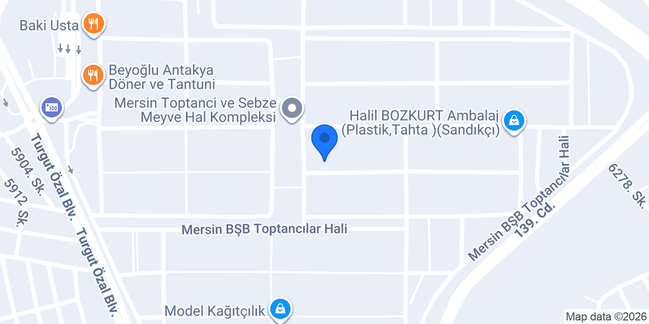 Garanti BBVA Hal / Mersin Şubesi konumu