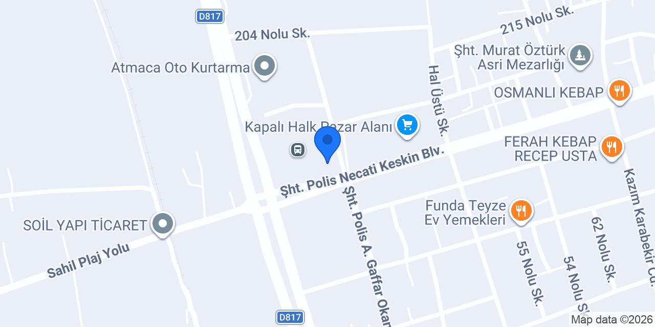 Otogar Berber Salonu konumu